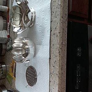 Silver Plated flower arranger vintage